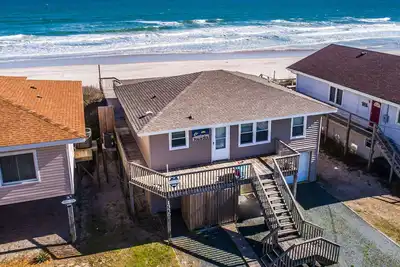 Image de Vous-N-Mer: 3 Br / 2 Ba bord de mer Ă Topsail Beach, pour 6 personnes