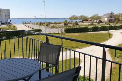 Bel appartement Vue mer à Concarneau aux Sables blancs, Piscine Commune Chauffée