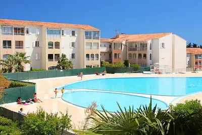Image de Appartement 2 pièces, 4 couchages avec piscine, proche commerces et théâtre romain à Fréjus