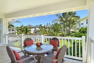 Image de Plantation at Princeville # 822: Mise à niveau intérieur - A / C - vue sur la piscine et jardin