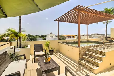 Image de Nouveau! Playa del Carmen Penthouse avec piscine près de la plage