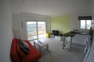 Appartement en 2ème ligne de mer.