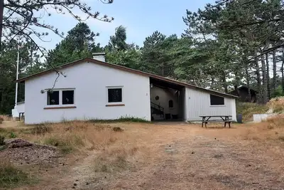Image de Maison de vacances sur l'île de Römö dans la mer du Nord sur un grand site naturel