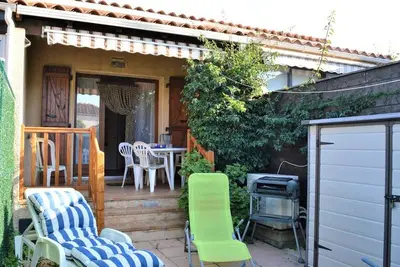 Image de Maison 2 pièces mezzanine, 6 couchages, piscine, tennis, proche plage - Bormes-les-Mimosas