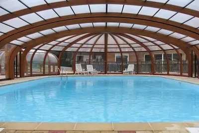 Image de Chalet, vue panoram, entièrement équipé, terrasse privative, piscine couverte. .