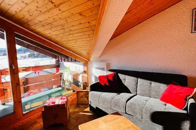 Image de Les Saisies - Grand Studio Cabine 4 pers avec balcon sud
