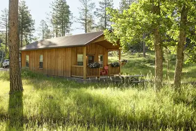 Image de Cabine charmante et bien aménagée, près du mont Rushmore, vue, très bien situé, paisible