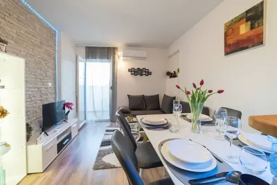 Appartement dans un quartier paisible mais très proche de la vieille ville.