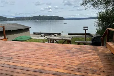 Image de Cottage confortable sur le canal Hood avec vue Mt Ranier