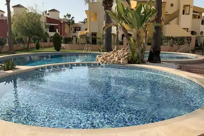 Image de Ne cherchez pas plus loin appartement rez de chaussée, avec une piscine, wifi, à proximité de la plage