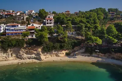 Grande Villa à 80 m De La Plage! A l'extremité d'un petit village de pêcheurs