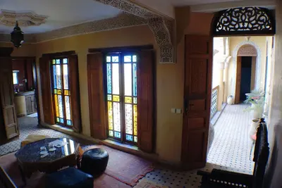 Image de Suite 2/3 Pers au Riad Layalina Fes : Piscine, Vue 360° & Parking Gratuit