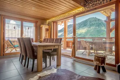Image de Chalet K luxe 8 pers à Montgenevre sur les pistes été hiver avec spa et piscine