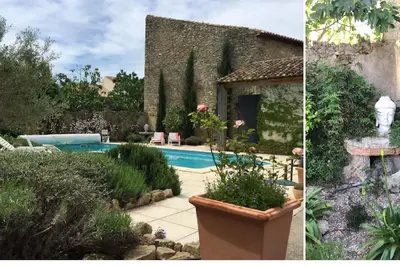 Image de Maison célèbre magnifiquement rénovée. Piscine chaufee. Motifs clos. Plages & Midi