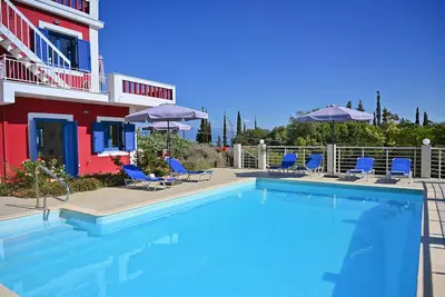 Image de Villa À Fiskardo Avec PRIVACITÉ Absolue Et Distance À Pied De La Plage Et Du Port