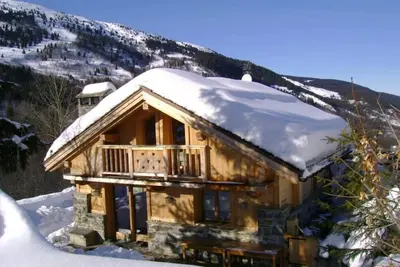 Image de Meribel Centre, Beau Chalet Familial Pour 8, Parking, A 5mn Pistes De Ski