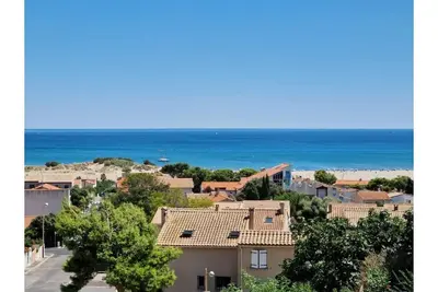 Image de St Pierre\/Mer, Super Vue Mer, villa familiale, 9 pers, 5 min à pied de la mer