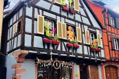 Image de Manala ***, Maison alsacienne 7 à 9 personnes à Kaysersberg - 3 chambres, 2 salles de bains, véranda