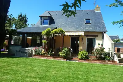 Image de À 700m de la plage de St Malo : belle villa au calme avec Jardin