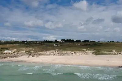 Image de Breton house by the ocean in the dunes of Trez Goarem