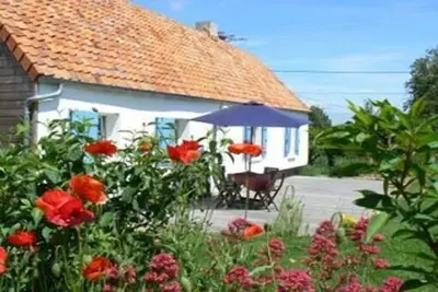 Image de Boulonnaise farmhouse restored, typical, facing south on a wooded plot of 400m2