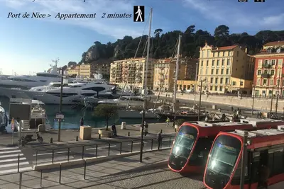 Image de Appartement Meublé Travail \/ Famille Bébé - port Nice entre mer et centre-ville
