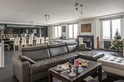 Image de Duplex de luxe, meilleur emplacement, vue imprenable sur les monuments de Seine et Paris, Aircond.