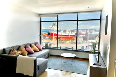 Image de Appartement avec vue sur l'océan, centre-ville de Reykjavik