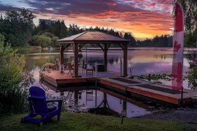 Image de Bienvenue dans notre aire de jeux près de Victoria sur l'île de Vancouver.
