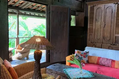 Belle retraite Jungle 2 chambres, plage \"privée\" à proximité.