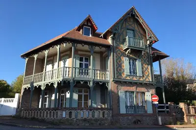 Image de Maison Belle Époque proche de Deauville avec vue sur mer