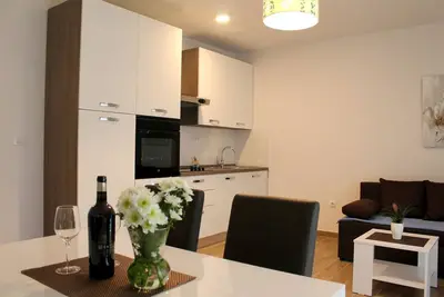 Image de Appartement d'une chambre avec le balcon Podaca, Makarska (A-15475-e)