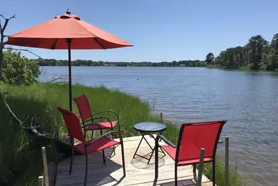 Image de Superbe maison au bord de l'eau sur un lac avec cuisine commune