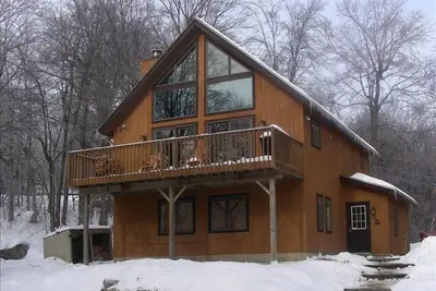Image de Ski à la maison parfait sur la piste dans la maison de ski avec bain à remous extérieur! !