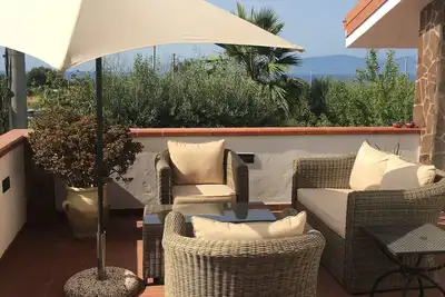 Image de Villa Bergamotto - Appartement Villa de luxe, à 3 minutes de la plage, premier étage, vue sur la mer