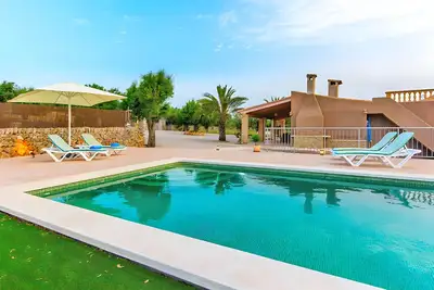 Sa Caseta de Son Morro 230 magnifique finca avec piscine privée, terrasse et climatisation