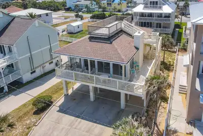 Image de 6320 S. Atlantique - Oceanfront 2/2 w / enrouler autour du pont et le pont sur le toit!