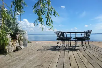 Image de Adore la rive nord de Cherry Cove en bord de mer sur la baie de Grand Traverse Ouest à Leelanau!