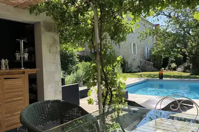 Image de En bord de Loire entre vignes et chateaux.