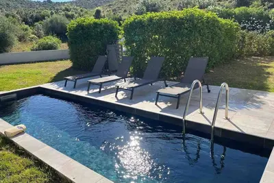 Image de Villa moderne à 3 minutes des plages, 1 chambre, piscine privée