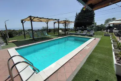 Image de Villa Egle Belpasso, jardin avec piscine près de l'Etna et Etnaland