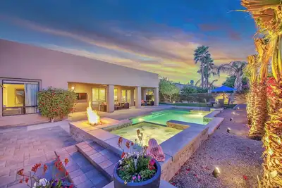 Image de Coachella, StageCoach, Golf, Tennis \/ Private Oasis du désert: piscine et spa