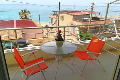 Image de penthouse Seccagrande Ribera sur la grande vue panoramique sur la mer