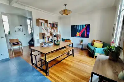 ✨Promo d'été:beau duplex à Montmartre 105m2, 3 chambres, idéal pour une famille✨