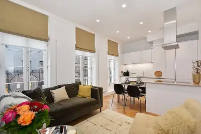 Image de Superbe nouveau Mayfair 1 lit 1. 5 salles de bain £ 5 millions climatisé WiFi gratuit