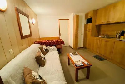 Image de T2 30 m2 6 pers, au pied des télécabines du Super Venosc et de la Vallée Blanche