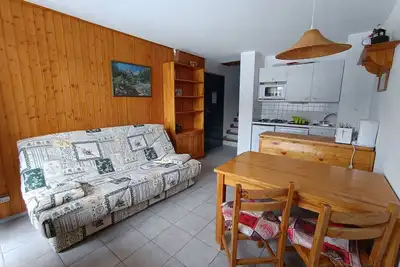 Image de Studio duplex skis aux pieds, 4 pers, animaux admis