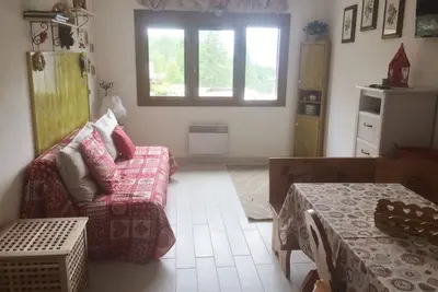 Image de Studio cosy sur les pistes à Montgenèvre - 4 personnes, lave-linge, animaux acceptés