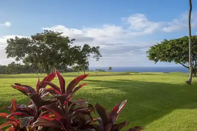 Image de Vue sur l'océan! Terrain de golf Princeville Townhouse! Marchez jusqu'à la plage! Wifi gratuit