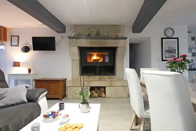 Image de Maison de campagne cosy avec terrasse, jardin privé et équipements modernes, proche de Valognes et St Vaast
